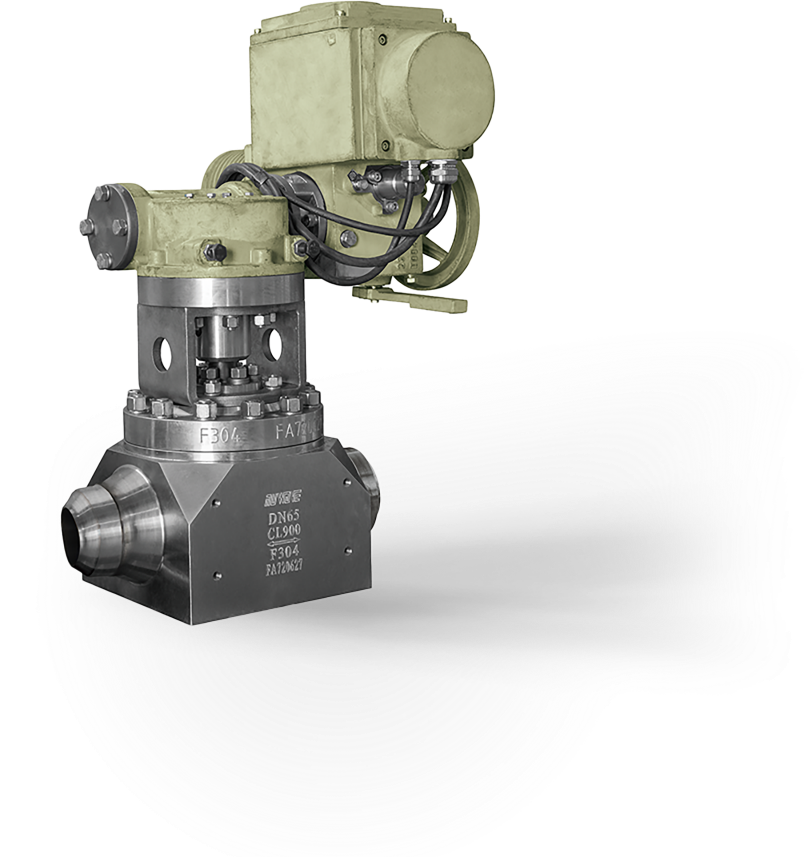 Nuclear power ball valve
